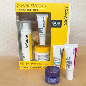 StriVectin Tighten & Lift Trio - Neck Cream - Eye Serum - Face Serum plus extras